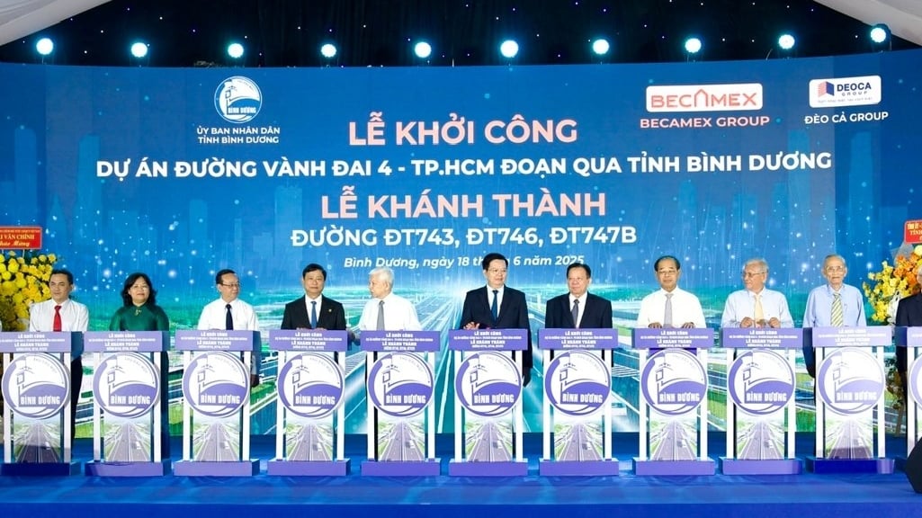 Khởi công dự án vành đai 4 TP. HCM đoạn cầu Thủ Biên - sông Sài Gòn - Ảnh 2 Khởi công dự án vành đai 4 TP. HCM đoạn cầu Thủ Biên - sông Sài Gòn - Ảnh 2