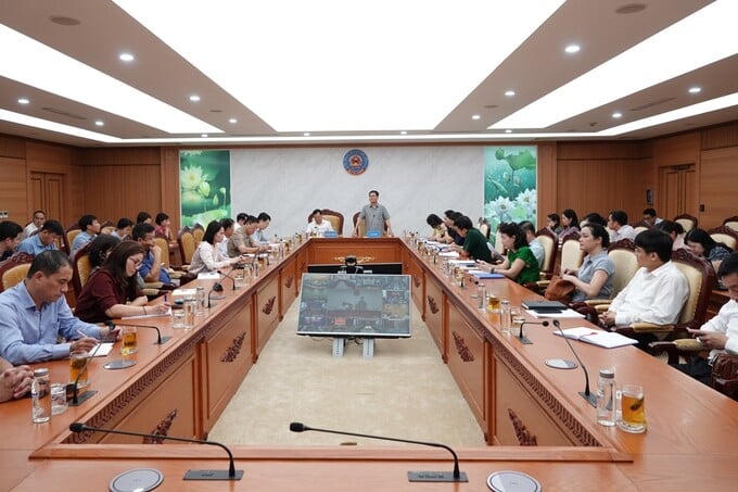 Quang cảnh Hội nghị tại trụ sở Bộ Tài chính Quang cảnh Hội nghị tại trụ sở Bộ Tài chính