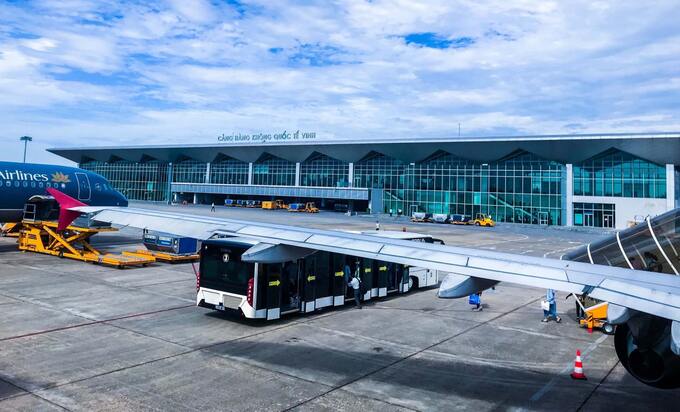 Cảng hàng không quốc tế Vinh (Nghệ An). Cảng hàng không quốc tế Vinh (Nghệ An).