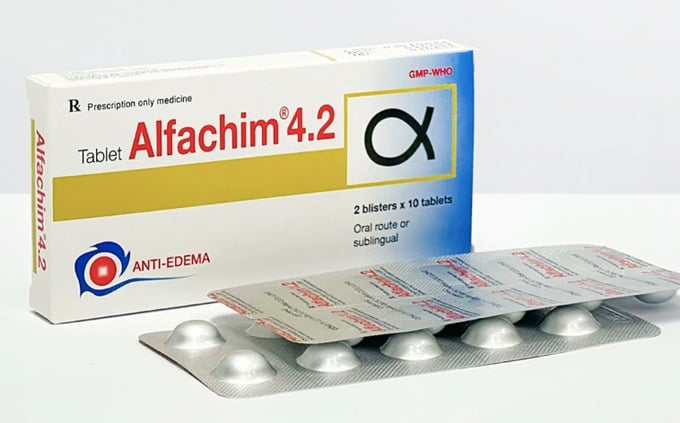 Thu hồi lô kháng viêm Alfachim 4.2 không đạt chất lượng - Ảnh 1 Thu hồi lô kháng viêm Alfachim 4.2 không đạt chất lượng - Ảnh 1