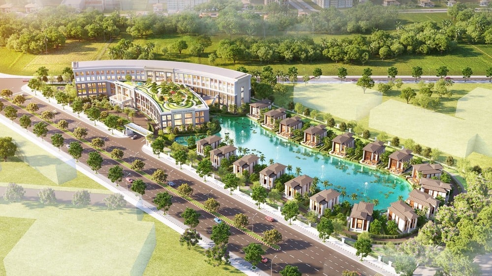 Phối cảnh Viện dưỡng lão Vinhomes Ocean Park 2 (Hưng Yên). Phối cảnh Viện dưỡng lão Vinhomes Ocean Park 2 (Hưng Yên).