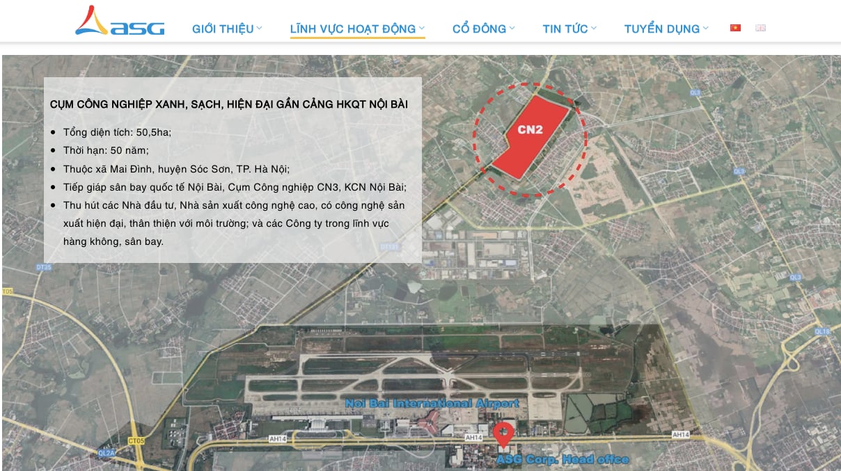 Công ty TNHH Hạ tầng và Phát triển Khu công nghiệp ASG (ASGI) là công ty con của Công ty Cổ phần Tập đoàn ASG Công ty TNHH Hạ tầng và Phát triển Khu công nghiệp ASG (ASGI) là công ty con của Công ty Cổ phần Tập đoàn ASG