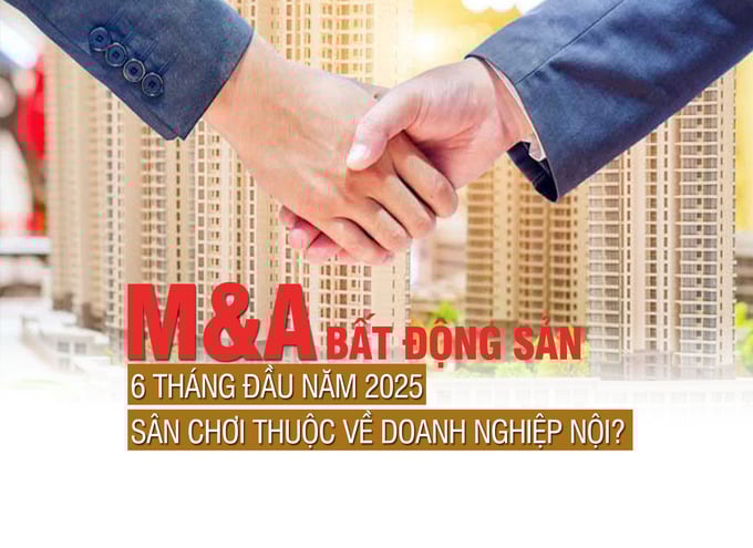M&A bất động sản 6 tháng đầu năm 2025: Sân chơi thuộc về doanh nghiệp nội? - Ảnh 1 M&A bất động sản 6 tháng đầu năm 2025: Sân chơi thuộc về doanh nghiệp nội? - Ảnh 1
