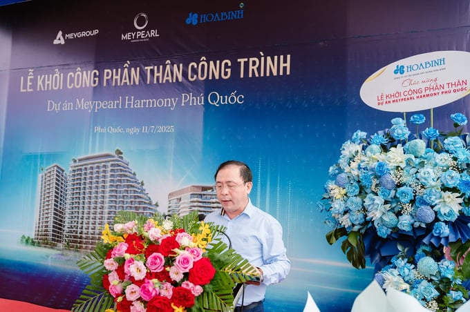 Ông Trần Trọng Nghĩa đại diện đơn vị phát triển dự án phát biểu Ông Trần Trọng Nghĩa đại diện đơn vị phát triển dự án phát biểu