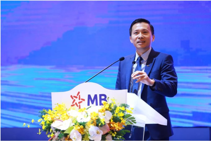 Ông Phạm Như Ánh, Tổng giám đốc MB phát biểu về chương trình hoạt động trọng tâm năm 2025. Ông Phạm Như Ánh, Tổng giám đốc MB phát biểu về chương trình hoạt động trọng tâm năm 2025.