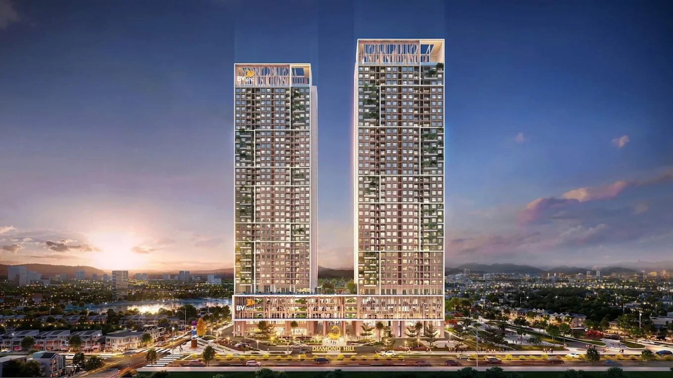 Tổ hợp thương mại dịch vụ và căn hộ Diamond Hill Thái Nguyên. Tổ hợp thương mại dịch vụ và căn hộ Diamond Hill Thái Nguyên.