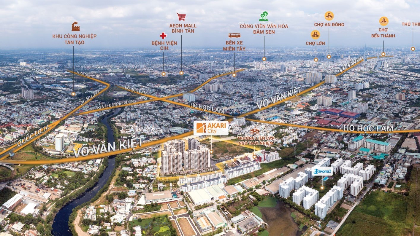 Lô đất của Haxaco nằm trên đường Võ Văn Kiệt, phường An Lạc (quận Bình Tân cũ), TP.HCM. Lô đất của Haxaco nằm trên đường Võ Văn Kiệt, phường An Lạc (quận Bình Tân cũ), TP.HCM.