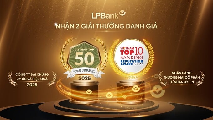 Tiếp đà tăng trưởng bền vững, LPBank thăng hạng trong bộ đôi giải thưởng uy tín năm 2025 - Ảnh 1 Tiếp đà tăng trưởng bền vững, LPBank thăng hạng trong bộ đôi giải thưởng uy tín năm 2025 - Ảnh 1