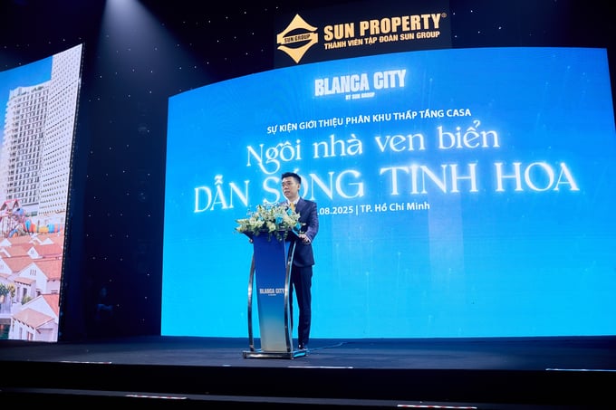 Ông Nguyễn Cao Cường - Tổng Giám đốc Sun Property phát biểu tại sự kiện Ông Nguyễn Cao Cường - Tổng Giám đốc Sun Property phát biểu tại sự kiện