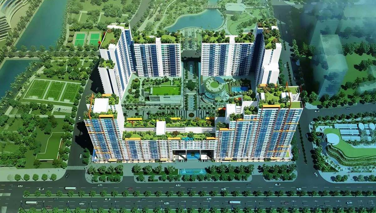 Phối cảnh dự án New City. Phối cảnh dự án New City.