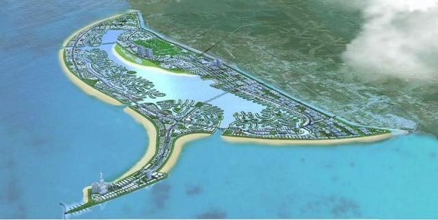 Khu đất thuộc dự án Khu đô thị lấn biển Cần Giờ với số thu khoảng 27.317 tỷ đồng. Khu đất thuộc dự án Khu đô thị lấn biển Cần Giờ với số thu khoảng 27.317 tỷ đồng.