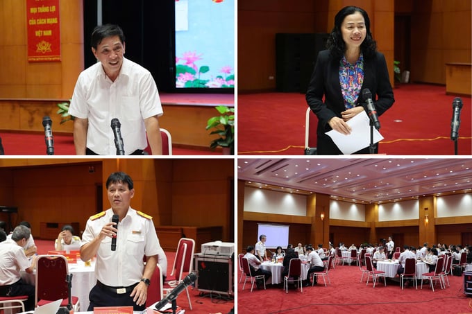 Nguyên Thứ trưởng Trương Trí Trung, nguyên Thứ trưởng Vũ Thị Mai và Phó cục trưởng Đặng Ngọc Minh trao đổi ý kiến tại buổi làm việc. Nguyên Thứ trưởng Trương Trí Trung, nguyên Thứ trưởng Vũ Thị Mai và Phó cục trưởng Đặng Ngọc Minh trao đổi ý kiến tại buổi làm việc.