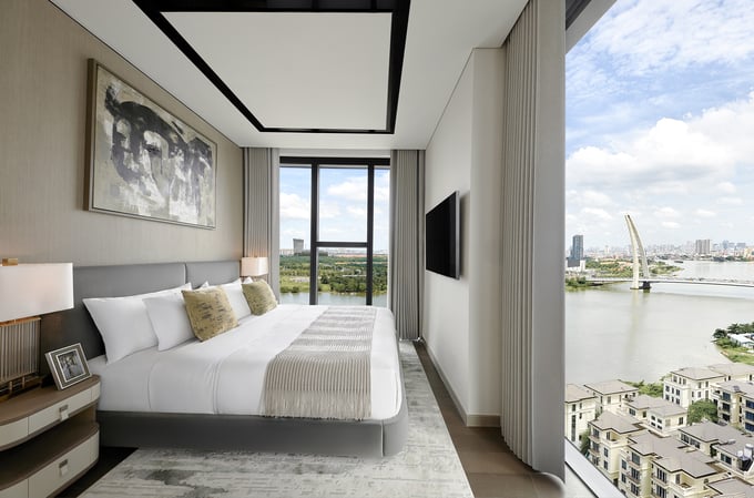 Bên trong căn hộ Marriott Residences phiên bản đặc biệt thực tế tại tòa Lake Bên trong căn hộ Marriott Residences phiên bản đặc biệt thực tế tại tòa Lake