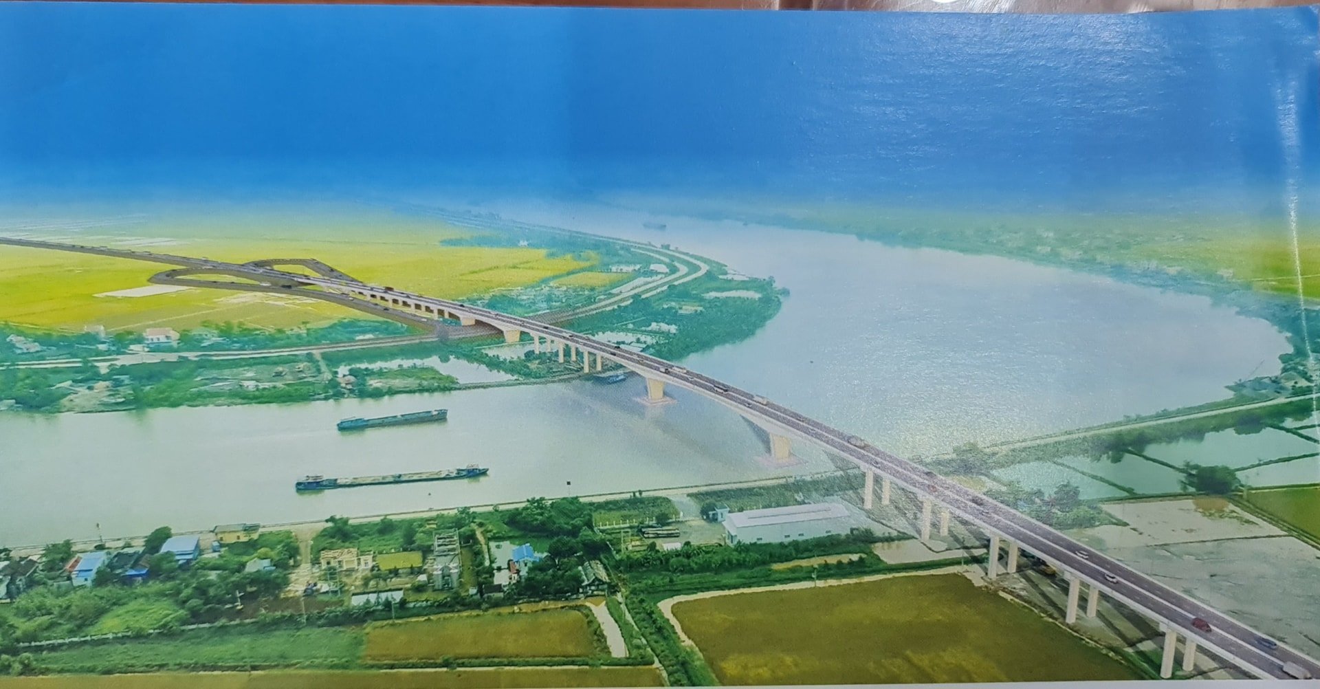 Phối cảnh Cầu vượt sông Đáy thuộc tuyến cao tốc Ninh Bình – Nam Định – Thái Bình – Hải Phòng Phối cảnh Cầu vượt sông Đáy thuộc tuyến cao tốc Ninh Bình – Nam Định – Thái Bình – Hải Phòng 