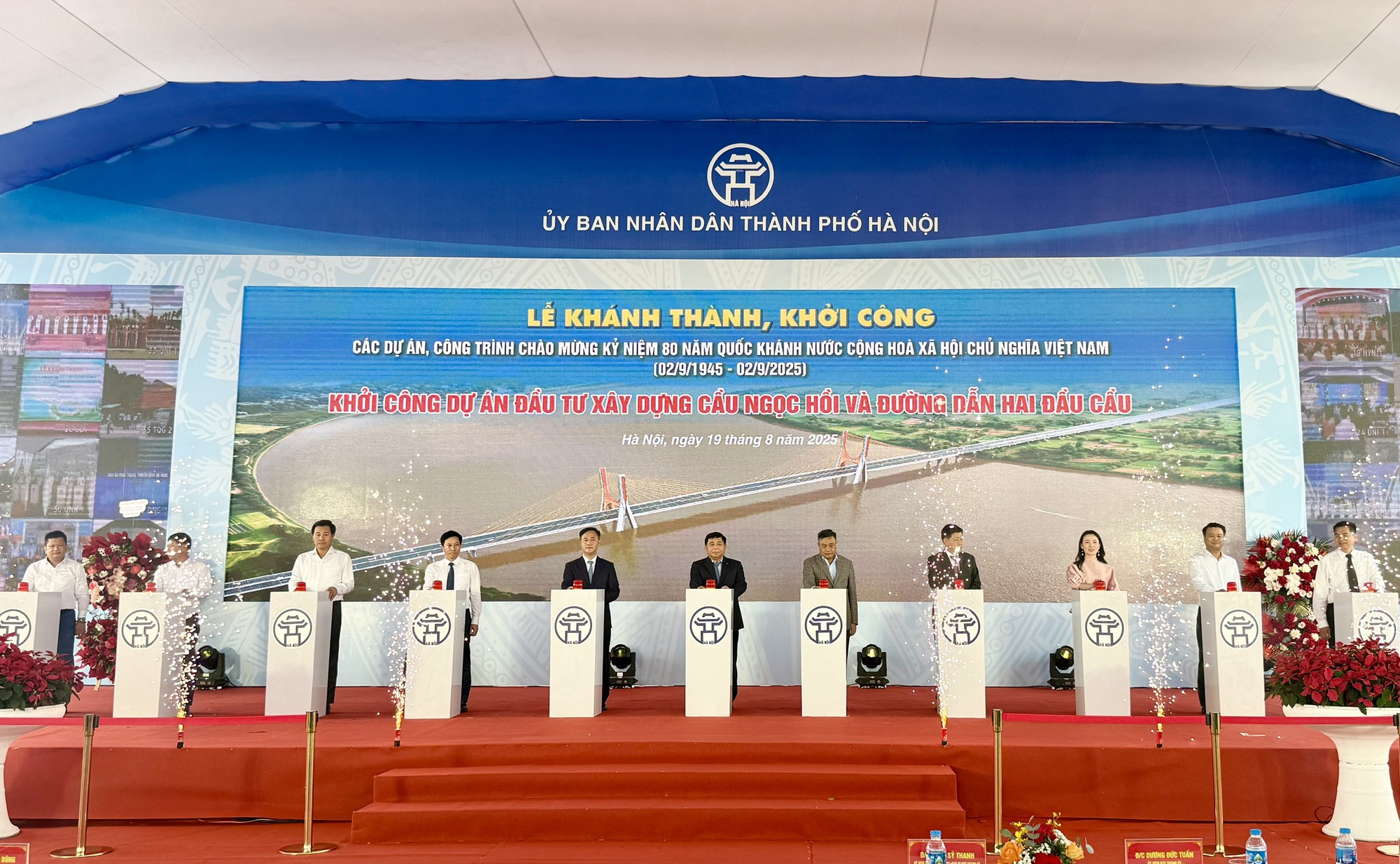 TỔNG THUẬT: Lễ khởi công, khánh thành 250 công trình tiêu biểu trên cả nước chào mừng Cách mạng tháng Tám và Quốc khánh 2/9 - Ảnh 23 TỔNG THUẬT: Lễ khởi công, khánh thành 250 công trình tiêu biểu trên cả nước chào mừng Cách mạng tháng Tám và Quốc khánh 2/9 - Ảnh 23