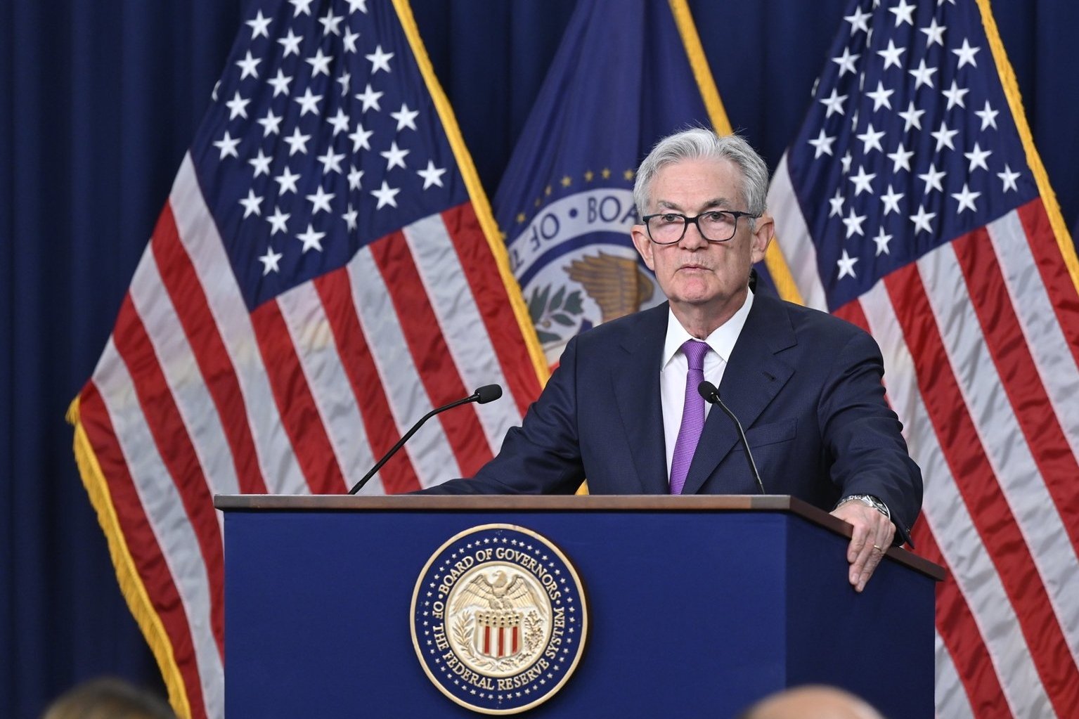 Chủ tịch Cục Dự trữ Liên bang Mỹ (Fed) Jerome Powell. Chủ tịch Cục Dự trữ Liên bang Mỹ (Fed) Jerome Powell. 