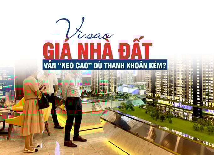 Vì sao giá nhà đất vẫn “neo cao” dù thanh khoản kém - Ảnh 1 Vì sao giá nhà đất vẫn “neo cao” dù thanh khoản kém - Ảnh 1