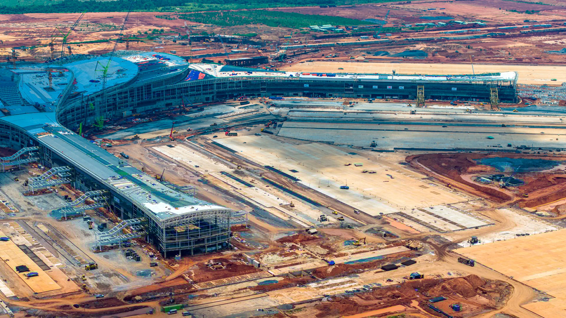 Toàn cảnh đại công trường Sân bay Long Thành vào giai đoạn nước rút - Ảnh 7 Toàn cảnh đại công trường Sân bay Long Thành vào giai đoạn nước rút - Ảnh 7