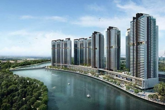 Phối cảnh dự án Olalani Riverside Tower Phối cảnh dự án Olalani Riverside Tower