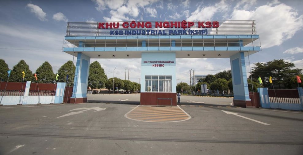 Khu công nghiệp KSB. Ảnh chụp màn hình. Khu công nghiệp KSB. Ảnh chụp màn hình.