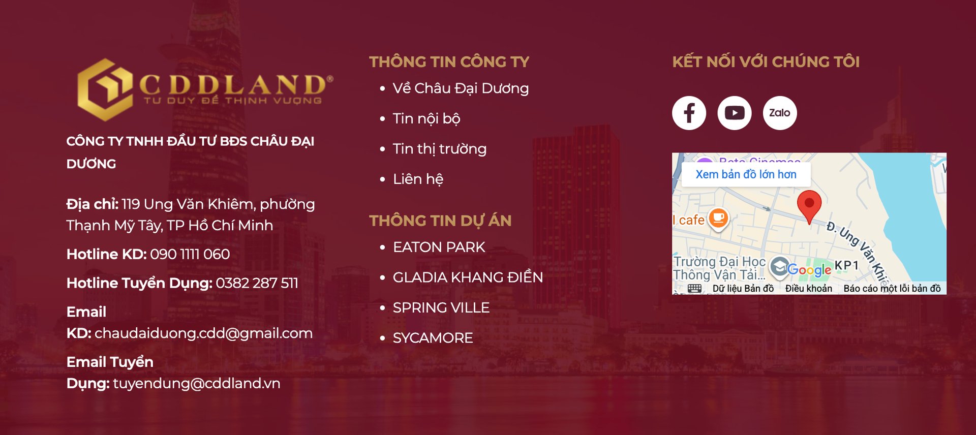 Thông tin giới thiệu của Công ty TNHH Đầu tư BĐS Châu Đại Dương. Thông tin giới thiệu của Công ty TNHH Đầu tư BĐS Châu Đại Dương.