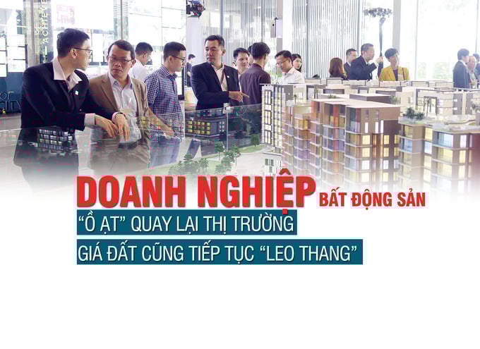 Doanh nghiệp bất động sản “ồ ạt” quay lại thị trường - Ảnh 1 Doanh nghiệp bất động sản “ồ ạt” quay lại thị trường - Ảnh 1