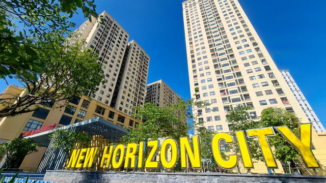 Chung cư New Horizon City tại 87 Lĩnh Nam hơn 1.000 căn hộ bị treo sổ đỏ.