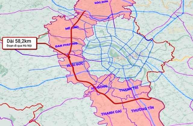 Bàn giao toàn bộ mặt bằng dự án đường Vành đai 4 - vùng Thủ đô Hà Nội trong quý IV/2023