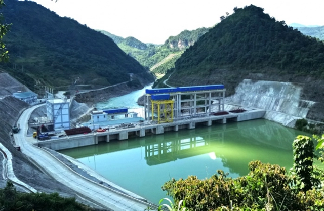 Một dự án thủy điện do Công ty Cổ phần Sông Đà 5 thi công