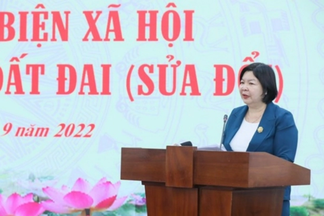 Bà Cao Xuân Thu Vân, Phó Chủ tịch Hội Nông dân Việt Nam