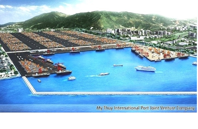 Phối cảnh dự án Khu bến cảng Mỹ Thủy hơn 14.000 tỷ đồng tại Quảng Trị.