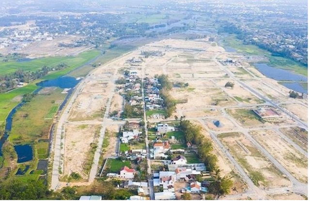 Một khu tái định cư ở thị xã Điện Bàn bị tố huy động vốn trái phép.