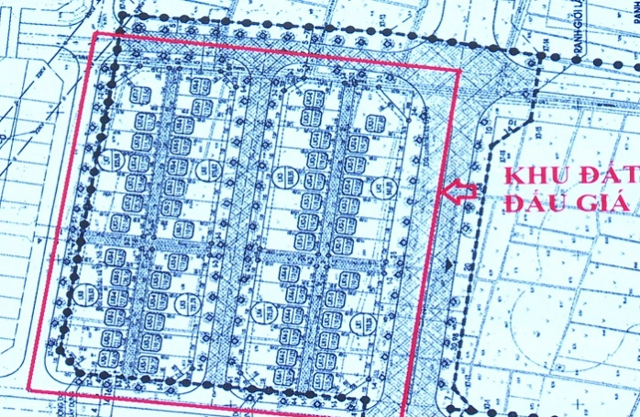 Đất đấu giá Đông Anh vẫn được trả cao 156 triệu đồng/m2. Nguồn ảnh: Donganh.hanoi.gov.vn