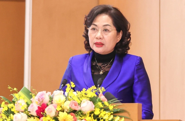 Thống đốc Ngân hàng Nhà nước Nguyễn Thị Hồng.