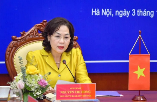 Thống đốc Nguyễn Thị Hồng.