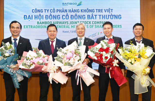 5 thành viên HĐQT Bamboo Airways được bổ nhiệm vào tháng 8/2022.