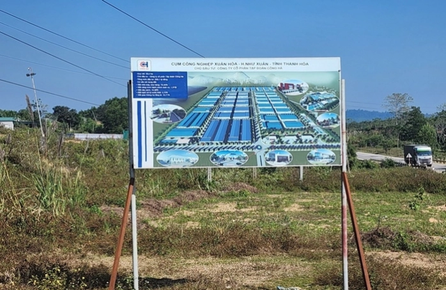 Dự án Cụm công nghiệp Xuân Hòa có diện tích sử dụng đất 30ha, tổng mức đầu tư hơn 160 tỷ đồng được triển khai xây dựng huyện Như Xuân.