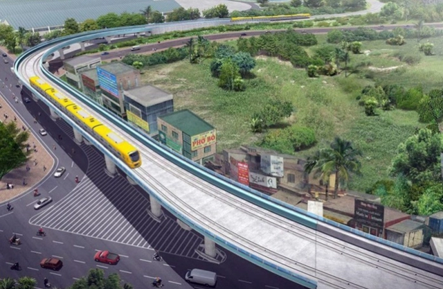 Tập đoàn Siemens muốn tham gia triển khai tuyến đường sắt đô thị số 5. (Ảnh minh hoạ)