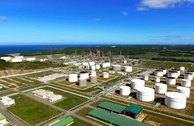 Nhà máy lọc dầu Dung Quất được năng vốn đầu tư lên 1.,4 triệu USD.