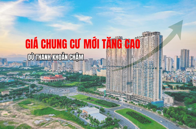 Giá chung cư mới vẫn cao dù thanh khoản chậm - Ảnh 1
