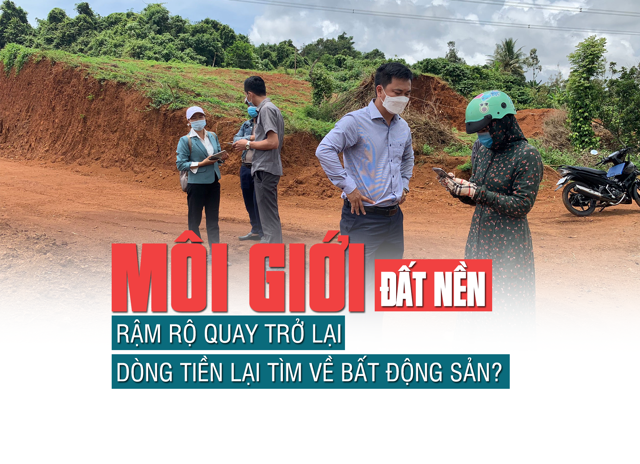 Môi giới đất nền rầm rộ quay trở lại, dòng tiền đã tìm về bất động sản? - Ảnh 1