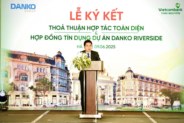 &Ocirc;ng Đ&agrave;m Quốc Hiệp &ndash; Ph&oacute; Chủ tịch HĐQT Danko Group ph&aacute;t biểu tại sự kiện &nbsp;