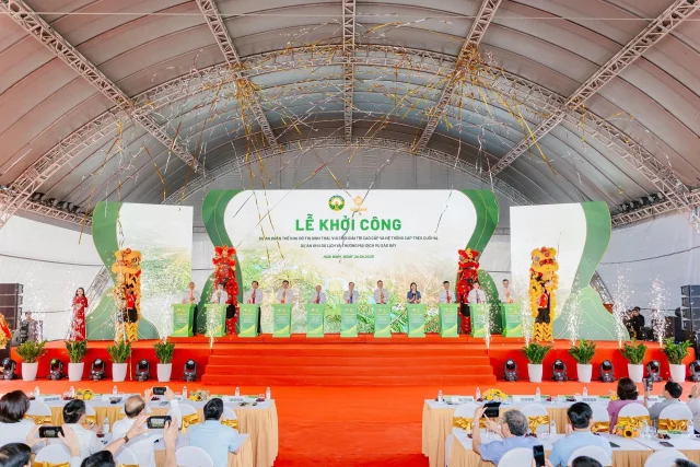 Lễ khởi c&ocirc;ng giai đoạn 1 Tổ hợp nghỉ dưỡng kho&aacute;ng n&oacute;ng hơn 21.000 tỷ đồng do Sun Group đầu tư &nbsp;