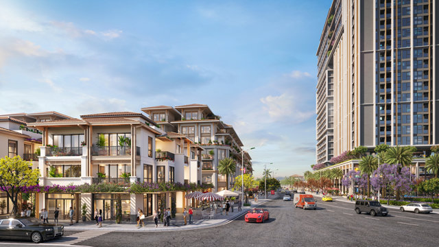 Phối cảnh minh họa nội khu The RiO. Ảnh Sun Property &nbsp;