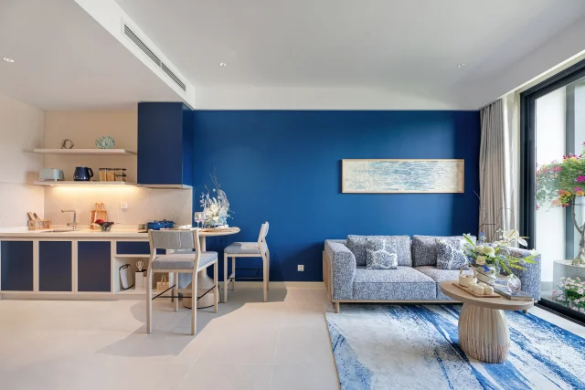 Căn hộ Blanca được b&agrave;n giao full nội thất theo ti&ecirc;u chuẩn quốc tế, thiết kế bởi Ong&amp;Ong (Singapore) &nbsp;