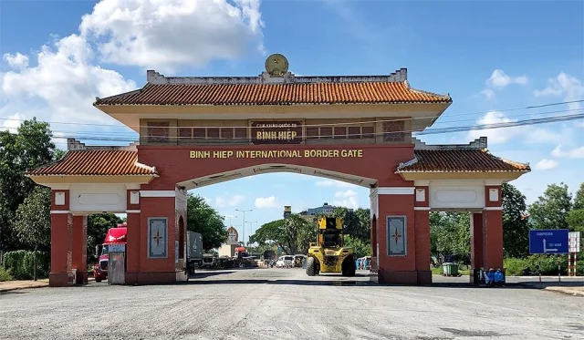 Cửa khẩu quốc tế B&igrave;nh Hiệp &nbsp;