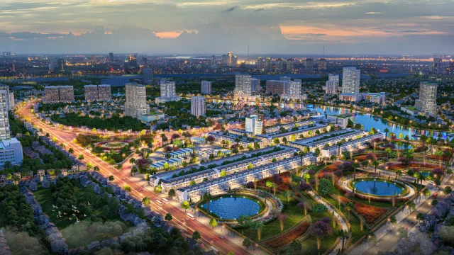 Quy hoạch tổng thể khu đ&ocirc; thị ROX Living Kiến Tường &nbsp;