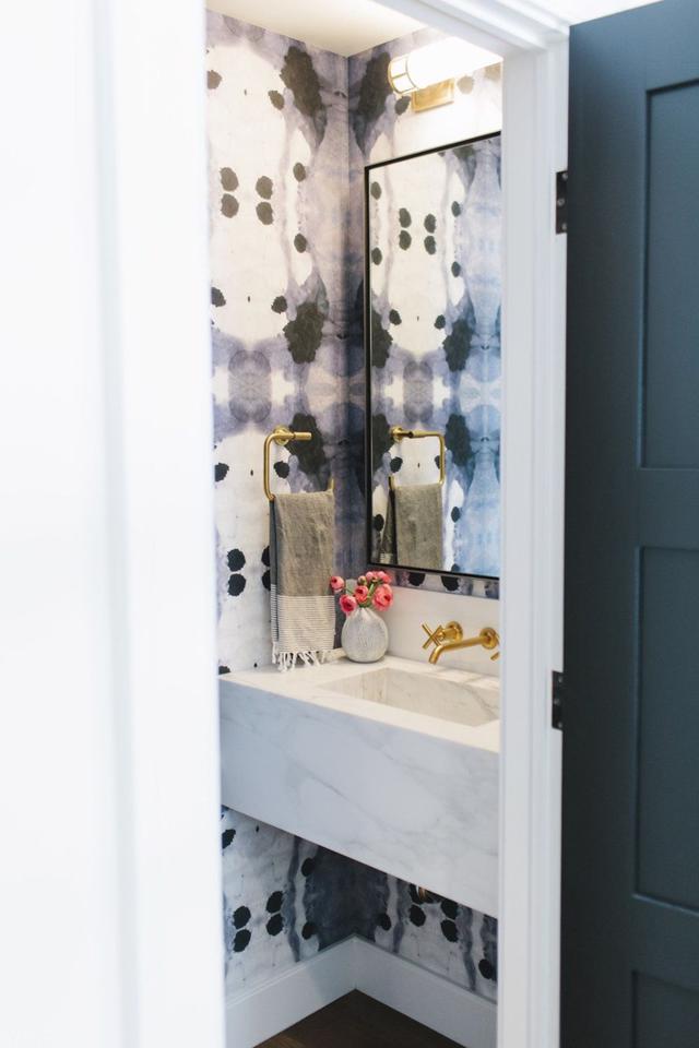Tạo nguồn cảm hứng mới cho phòng tắm với thiết kế màu xanh - Ảnh 6