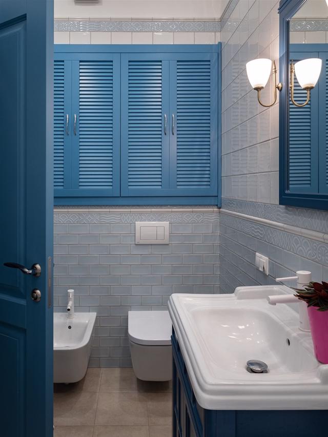 Tạo nguồn cảm hứng mới cho phòng tắm với thiết kế màu xanh - Ảnh 7