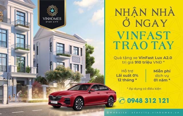 Vinhomes Star City Thanh Hóa tặng xe sang VinFast cho khách mua nhà - Ảnh 1